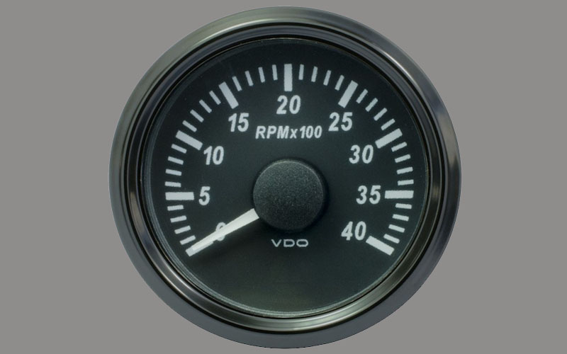 SingleViu Tachometer 4000 RPM